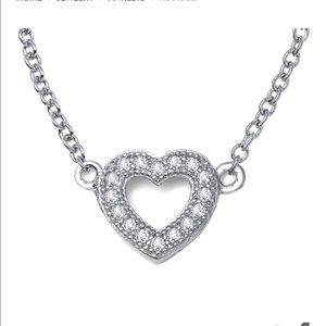 Lafonn Diamond Heart Ankle Bracelet